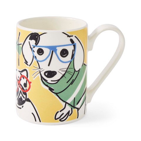 Portmeirion Yellow Dogs Mug