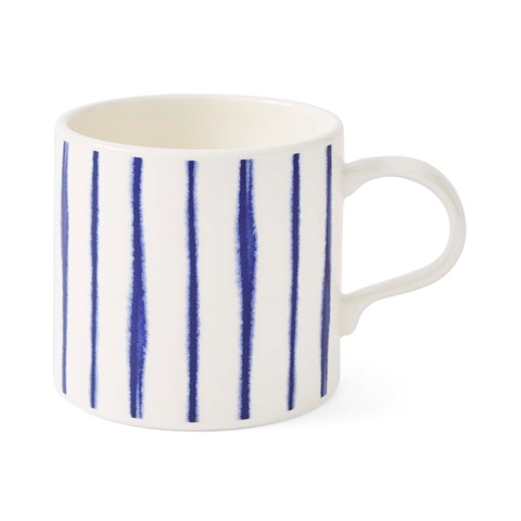 Portmeirion Blue Wash Pin Stripe Mug