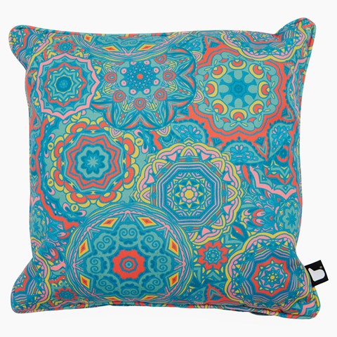 Mandala Mint Blue Outdoor B-Cushion