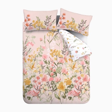 Catherine Lansfield Countryside Pink Floral Duvet Set image
