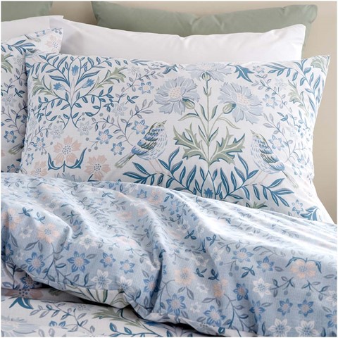 Hedgerow Hopper Blue Duvet Set