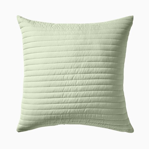 Quilted Lines Sage Cushion