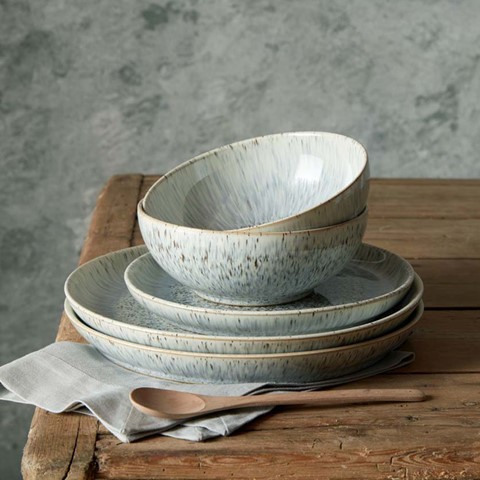 Denby Halo Speckle Set of 4 Cereal Bowls