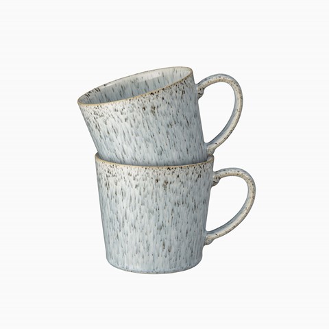 Denby Halo Speckle Set of 2 Mugs