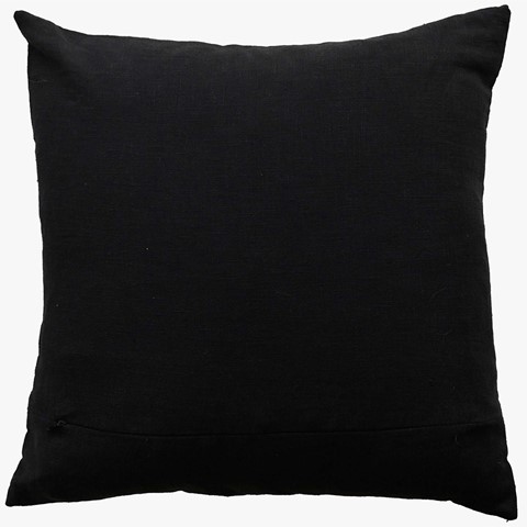 Klee Art Deco Stitch Black Cushion