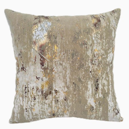Torcello Foil Velvet Gold Cushion primary image