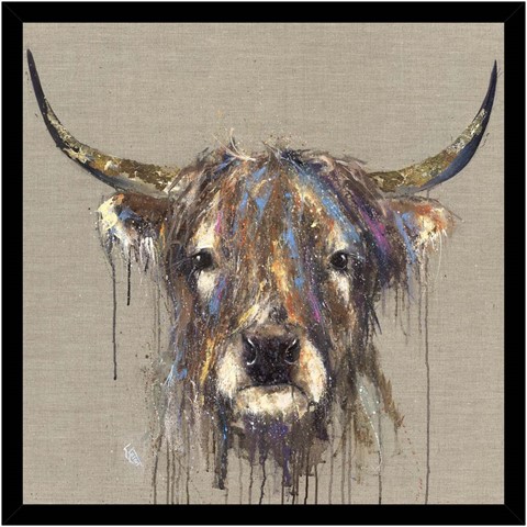 Faithful Cow Framed Print