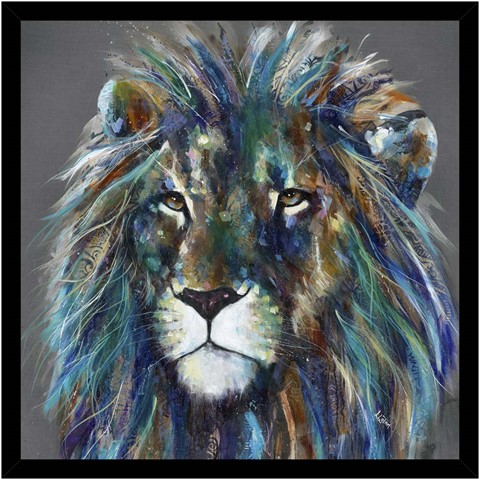 Kendi Lion Framed Print