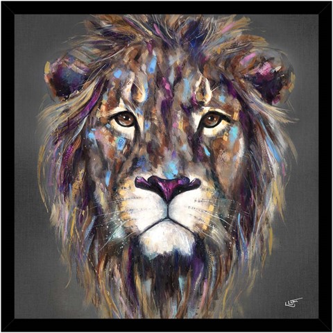 Akiki Lion Framed Print