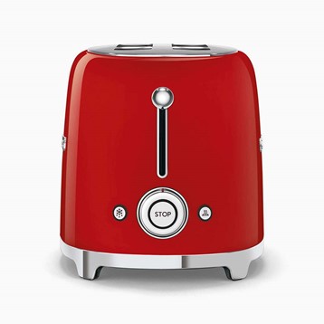 Smeg 2 Slice Red Toaster Image