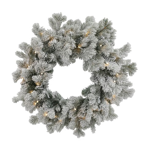 Lakeland Snow Fir Pre Lit Wreath