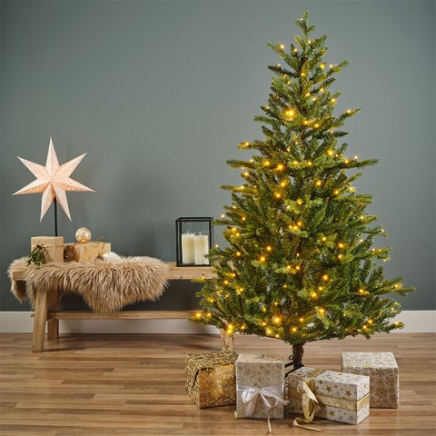 Allison Pine Pre-Lit Christmas Tree 5ft9