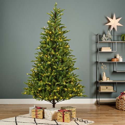 Allison Pine Pre-Lit Christmas Tree 6ft9