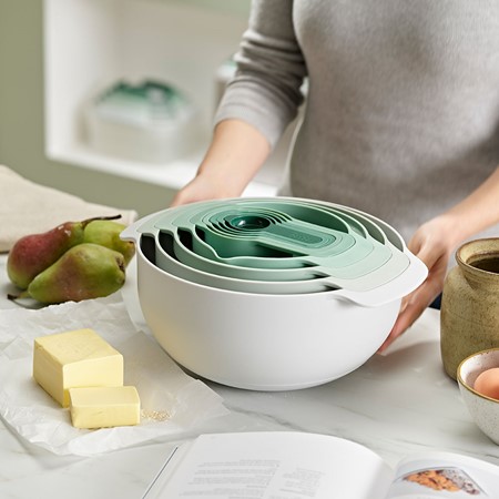 Joseph Joseph Nest 9 Plus Green Preparation Set primary image