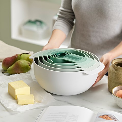 Joseph Joseph Nest 9 Plus Green Preparation Set
