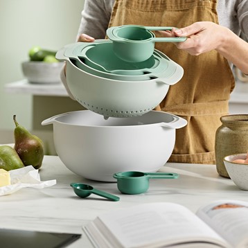 Joseph Joseph Nest 9 Plus Green Preparation Set Image