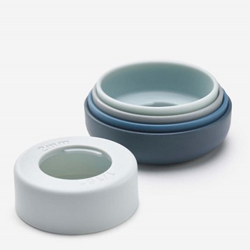 Joseph Joseph Adjustable Blue Rolling Pin Image