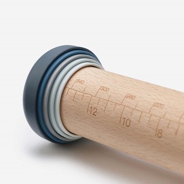 Joseph Joseph Adjustable Blue Rolling Pin Image