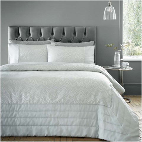 Antibes Silver Duvet Set