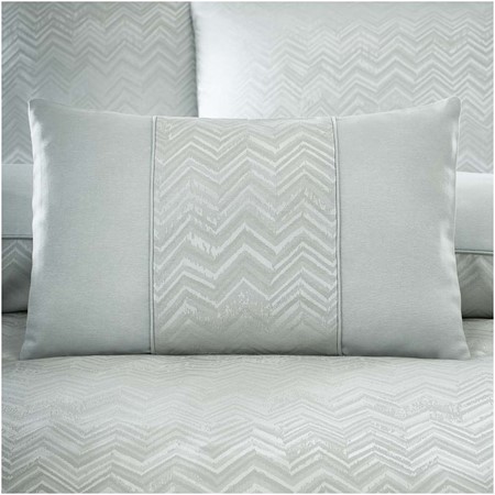 Antibes Filled Boudoir Silver Cushion primary image