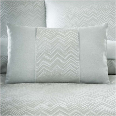 Antibes Filled Boudoir Silver Cushion
