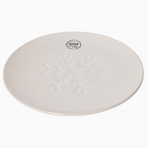 Snowflake Breakfast Plate