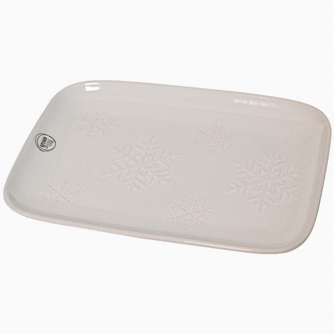 Snowflake Serving Plate