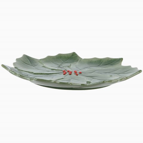 Shiny Holly Dinner Plate