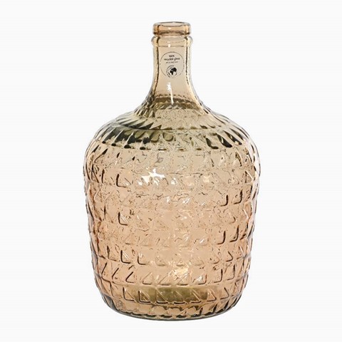 Taupe Recycled Glass Vase