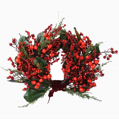 Red Berry Indoor Garland
