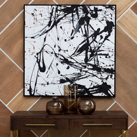 Astratto Black And White Wall Art primary image