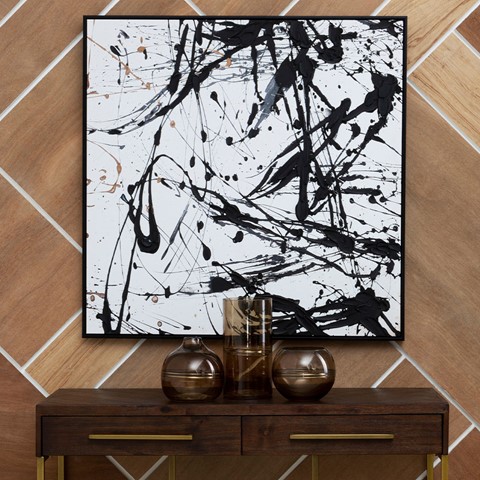 Astratto Black And White Wall Art