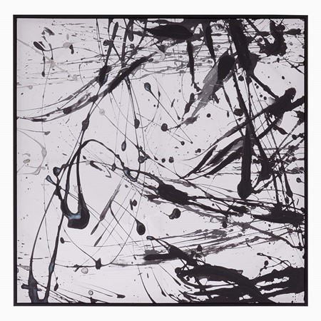 Astratto Black And White Wall Art image