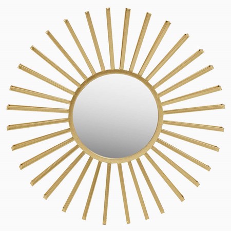 Farran Champagne Gold Sun Wall Mirror primary image