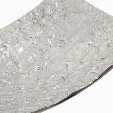Akola Silver Textured Decorative Dish
