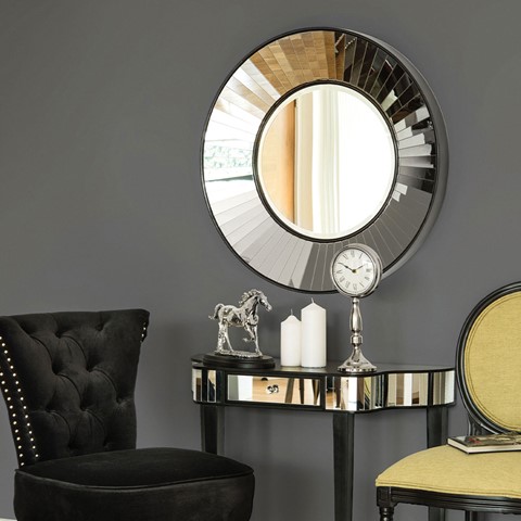 Clavier Round Wall Mirror