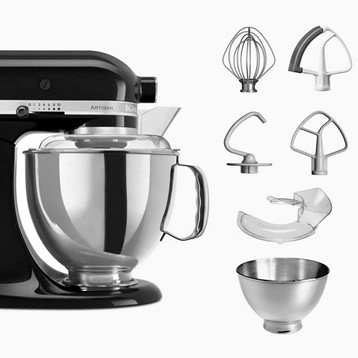 KitchenAid Black Stand Mixer Image