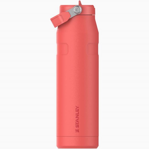 Stanley IceFlow Hot Coral Bottle Flip Straw 2.0