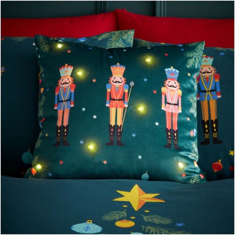 Nutcracker Light Up Cushion