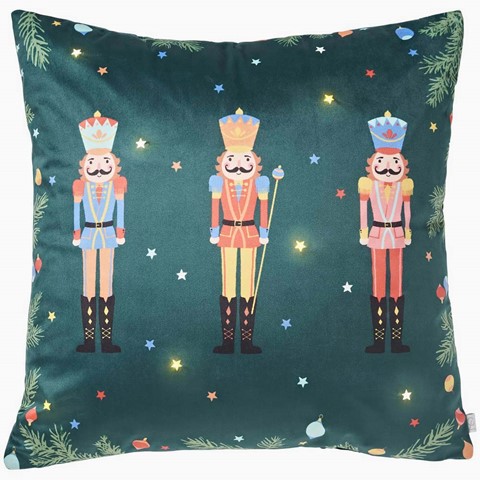 Nutcracker Light Up Cushion