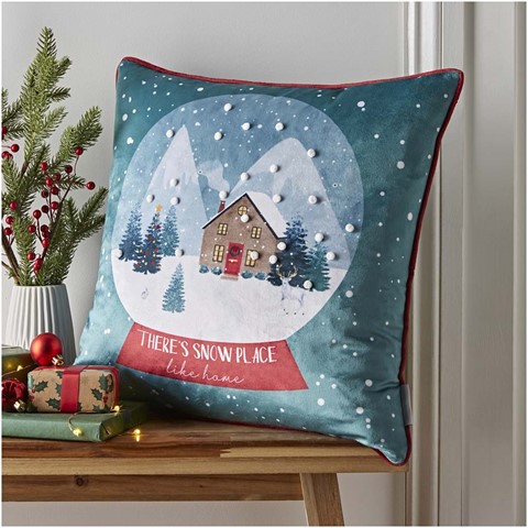 Snow Place Like Home Cushion