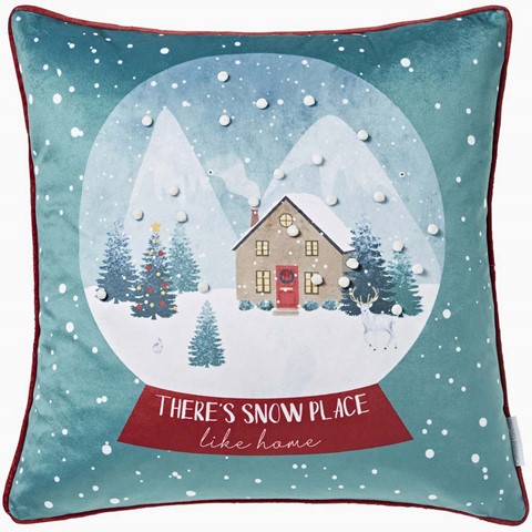 Snow Place Like Home Cushion