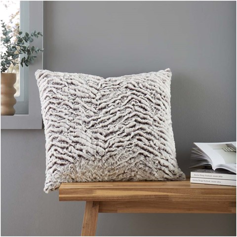 Grey Animal Print Cushion