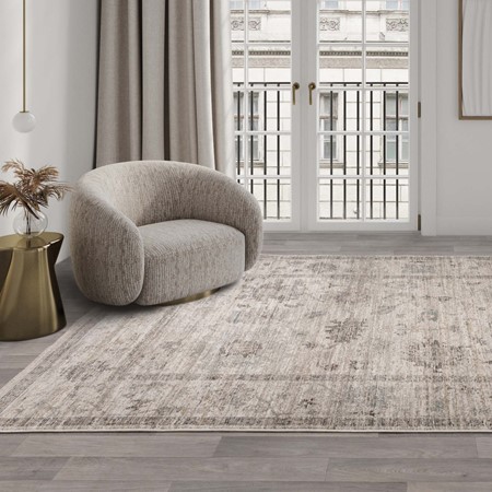 Nadia White Rug primary image