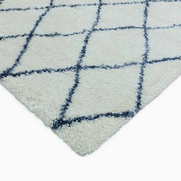 Alto Cream & Blue Rug Image