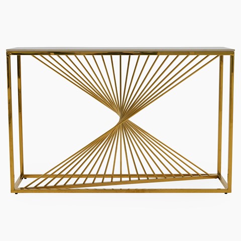 Atalanta Gold Console Table