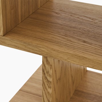 Content By Conran Balance Rectangular Side Table - Lacquered Oak Image