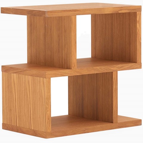 Balance Rectangular Oak Side Table