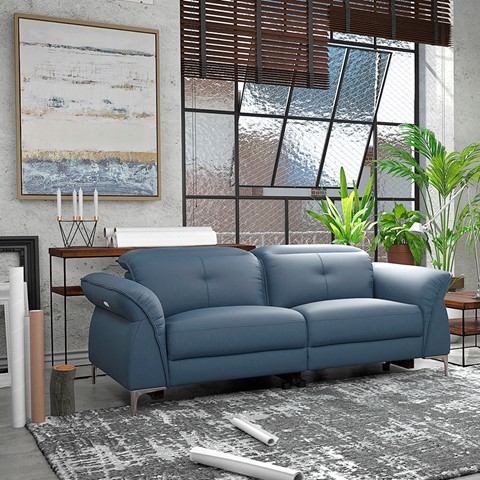 Barra 2 Seater Sofa with Manual Headrests