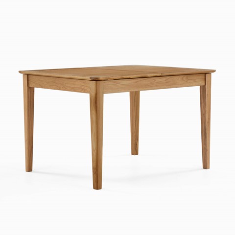 Bexley Compact Extending Dining Table & 4 Slatted Back Chairs Set